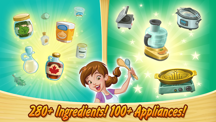 #3. Kitchen Scramble: Cooking Game (Android) By: Garden City Games