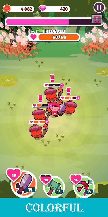 #6. Mushroom Knight Jungle Battle (Android) By: Jartkey ST