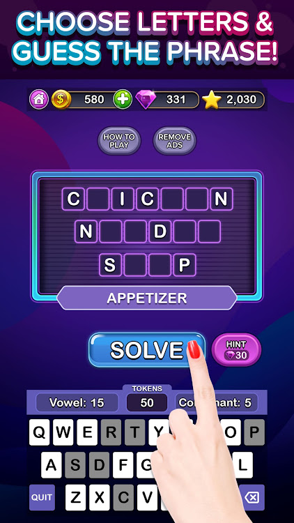 #4. Trivia Puzzle Fortune Word Fun (Android) By: Super Lucky Games LLC