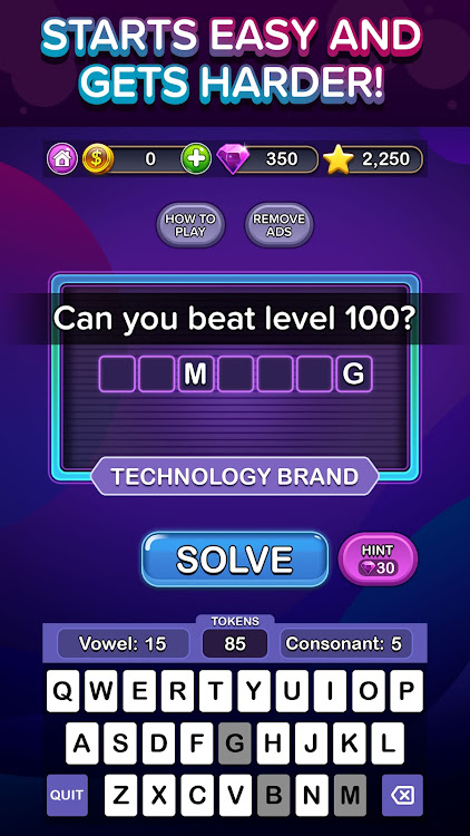 #5. Trivia Puzzle Fortune Word Fun (Android) By: Super Lucky Games LLC