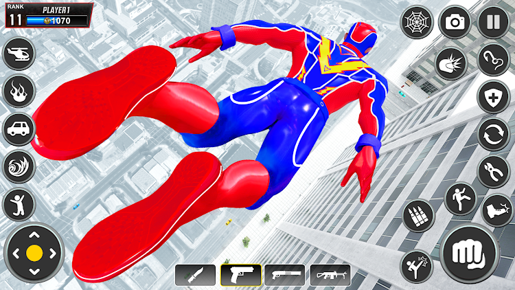 #5. Spider Rope Hero: Superhero (Android) By: Falcon Gamerz