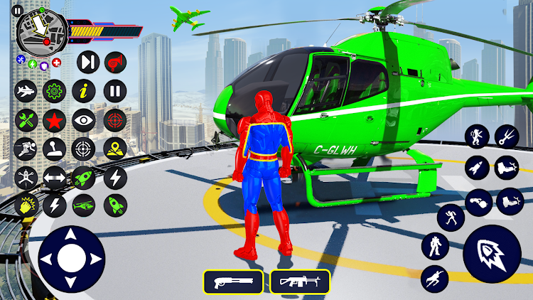 #6. Spider Rope Hero: Superhero (Android) By: Falcon Gamerz