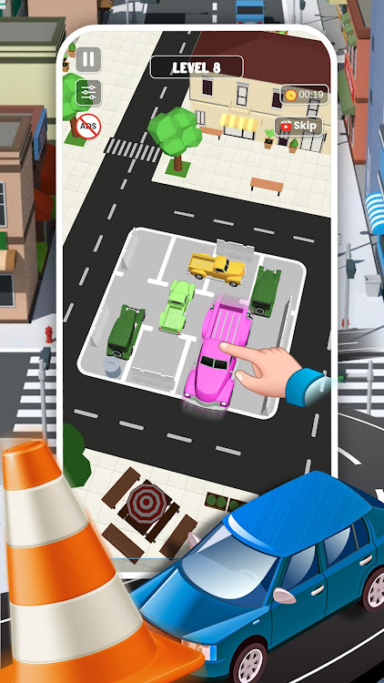 #5. Traffic Jam: Parking Puzzle 3D (Android) By: Street Fighting Game Studio