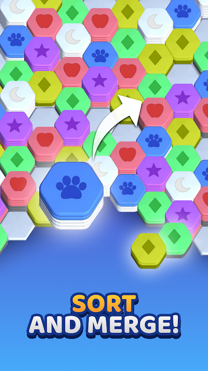 #3. Hexa Puzzle: Brain Teaser Sort (Android) By: ArtMobileDev