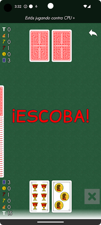 #3. La Escoba Online (Android) By: Brucomis