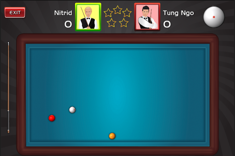 #9. 3 Ball Billiards (Android) By: Nitrid Games