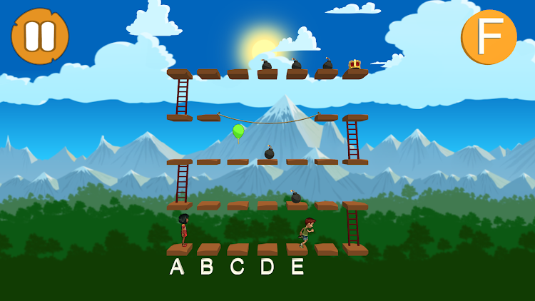 #1. Alphabet and Ladders (Android) By: Andulf Games