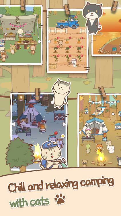 #1. Animal Camping: Idle Camp (Android) By: Buildup Studio