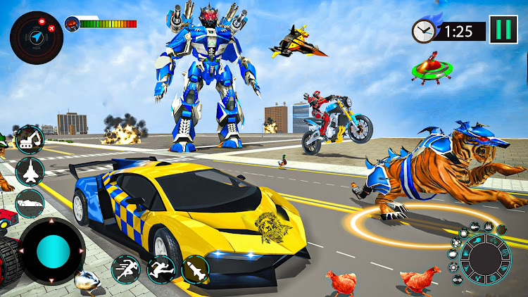 #1. Animal Robot Car Transform 3D (Android) By: Fast Games Studio Ltd.