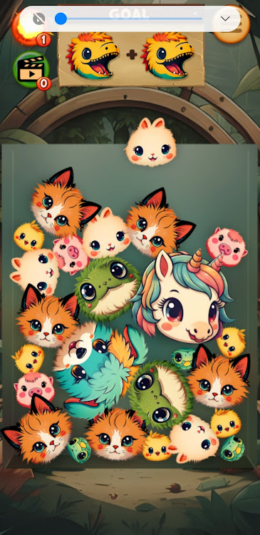 #1. Animal Suika Merge Animals (Android) By: Silly Code