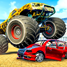 Army Monster Truck Game Derby