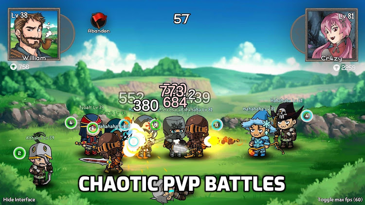 #7. Auto Battles Online: Idle PVP (Android) By: Tier 9 Game Studios