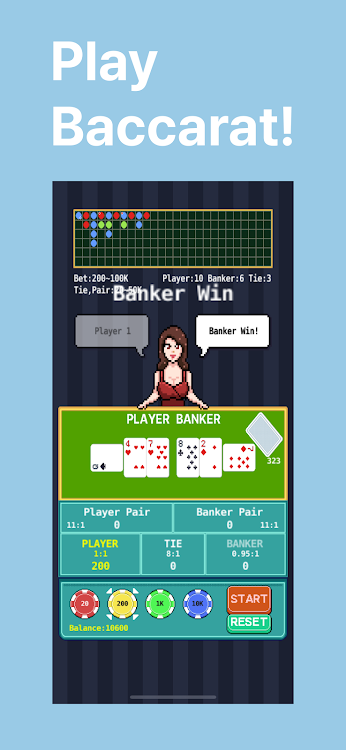 #1. Baccarat (Android) By: Busang Inc.