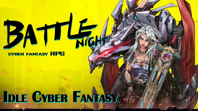 #1. Battle Night: Cyberpunk RPG (Android) By: FT Games