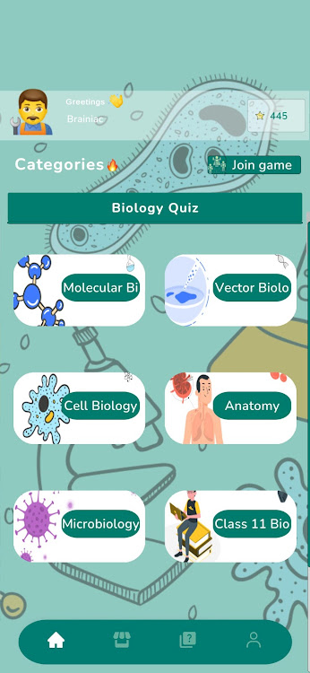 #1. Biology Test Quiz (Android) By: HG-Research