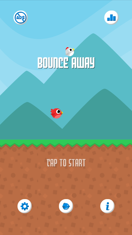 #1. Bounce Away Bird (Android) By: Playfake