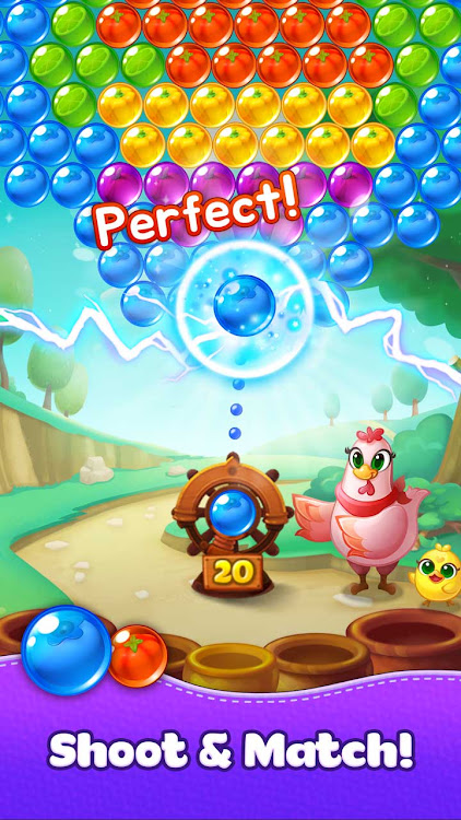 #1. Bubble CoCo : Bubble Shooter (Android) By: NSTAGE