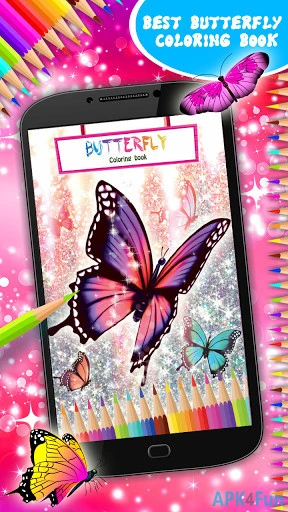 Butterfly Coloring Book Screenshot Image