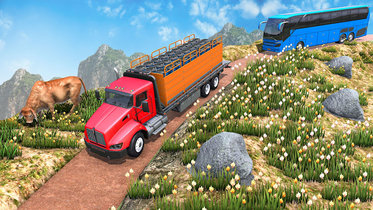 #1. Cargo Truck Simulator Truck 3D (Android) By: Crea8iv Games