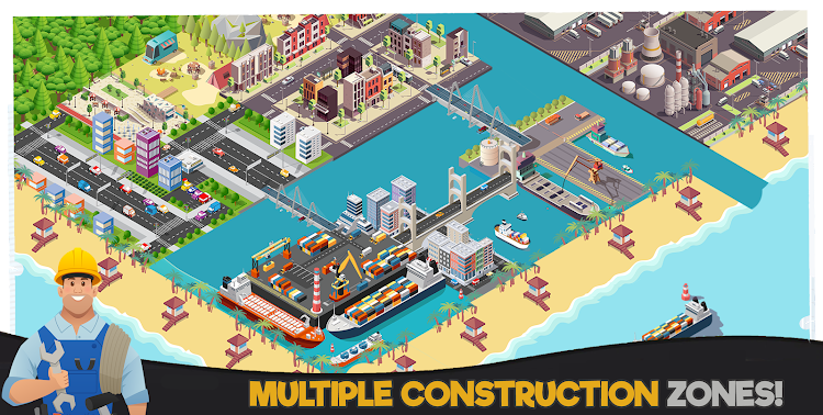 #1. Construction World Build City (Android) By: Magic Wand Studios