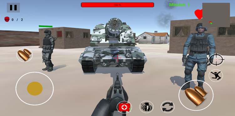 #1. Counter Terrorist 23 3d (Android) By: Easy games studio