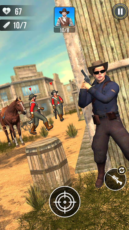 #1. Cowboy Hunt Shooter (Android) By: Game Nitro Studio