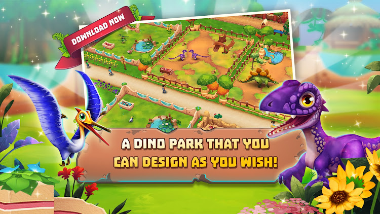 #1. Dinosaur Park – Primeval Zoo (Android) By: upjers GmbH