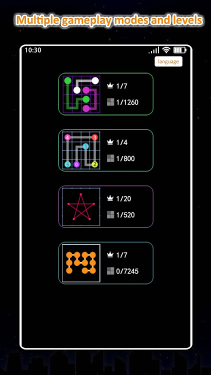 #1. Dot Connect:match color dots (Android) By: 休闲益智小站