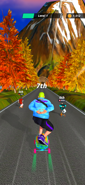 #1. Downhill Racer (Android) By: Supercent, Inc.