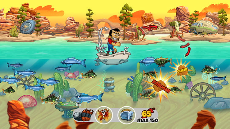 #1. Dynamite Fishing World Premium (Android) By: HandyGames