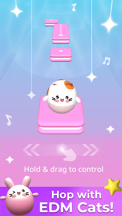 #1. EDM Cats - Dancing Tiles Hop (Android) By: AMANOTES PTE LTD