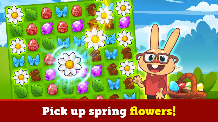 #6. Easter Magic - Match 3 Game (Android) By: RoboNacho: Match 3 Puzzle Games No Wifi