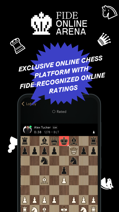 #1. FIDE Online Arena (Android) By: World Chess Events Limited