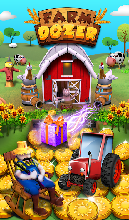 #1. Farm Flowers Coin Party Dozer (Android) By: Mindstorm Studios