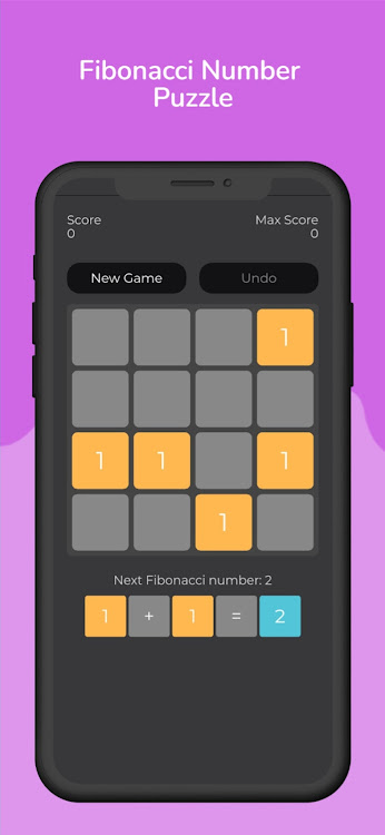 #1. Fibonacci Number Puzzle (Android) By: Pixtory Game