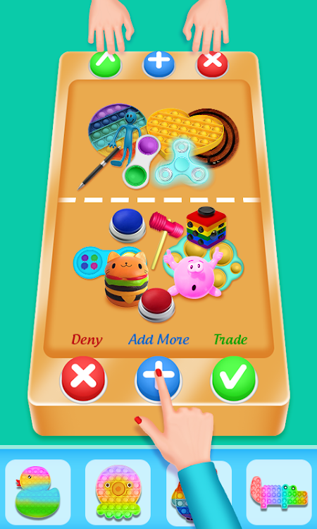 #1. Fidget Trading-Pop it Fidget (Android) By: Tinda Games