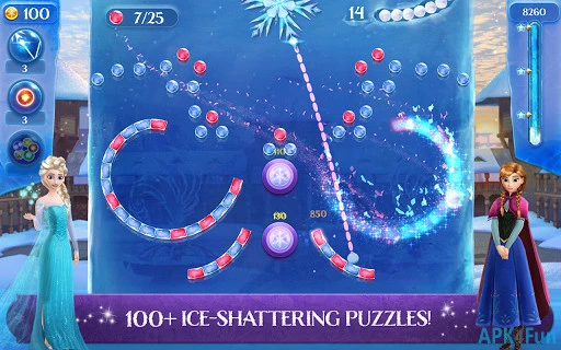 Frozen Free Fall: Icy Shot Screenshot Image