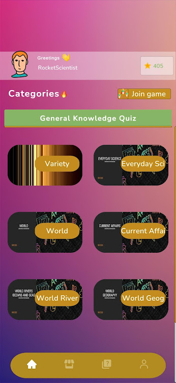 #1. General Knowledge Test Quiz (Android) By: HG-Research