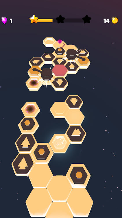 #1. Hexaroll: The Magic Puzzle (Android) By: Amanos Game Studio