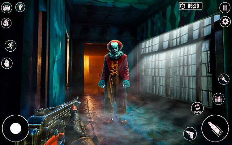 #1. Horror Sniper - Clown Ghost (Android) By: Blockot Games