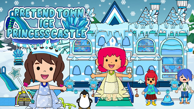 #1. Ice Princess Castle : Pretend (Android) By: Kid Fun Factory