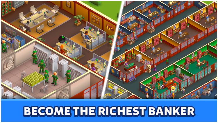 #1. Idle Bank Tycoon - Game Empire (Android) By: Chixl Apps