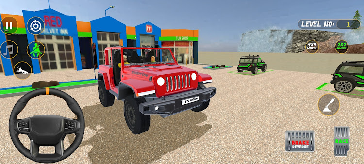 #1. Jeep Simulator Driving Game 3D (Android) By: 5911 Simulation Games