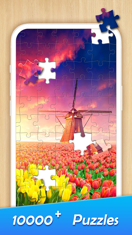 #1. Jigsaw Puzzle Game HD Puzzles (Android) By: FindinGame