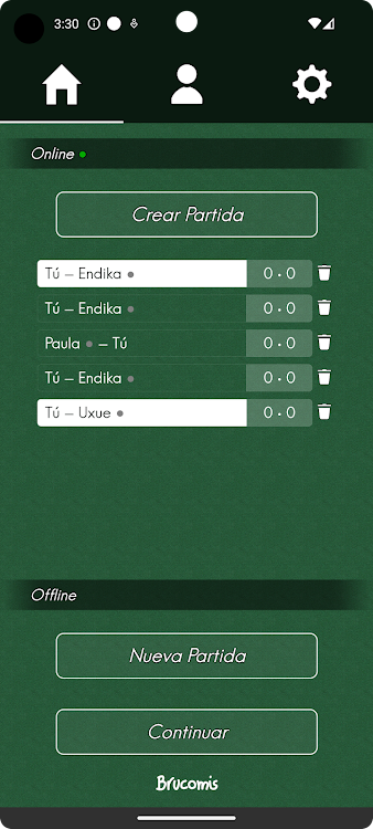 #1. La Escoba Online (Android) By: Brucomis