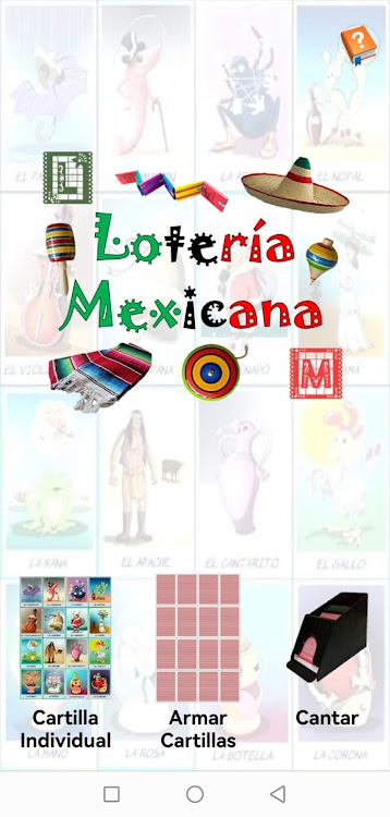 #1. Lotería Mexicana (Android) By: Carlos Pérez Novelo