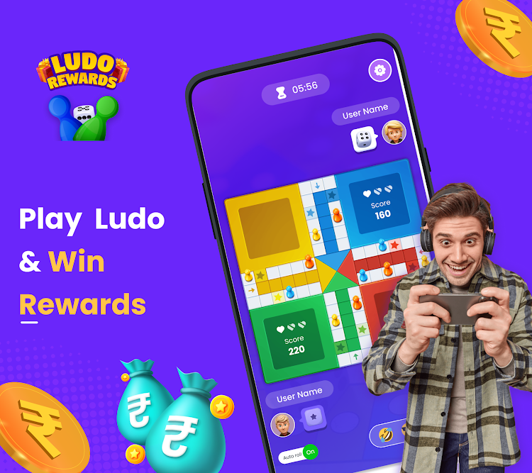 #1. Ludo Rewards: Play & Earn Cash (Android) By: MyGames Developers