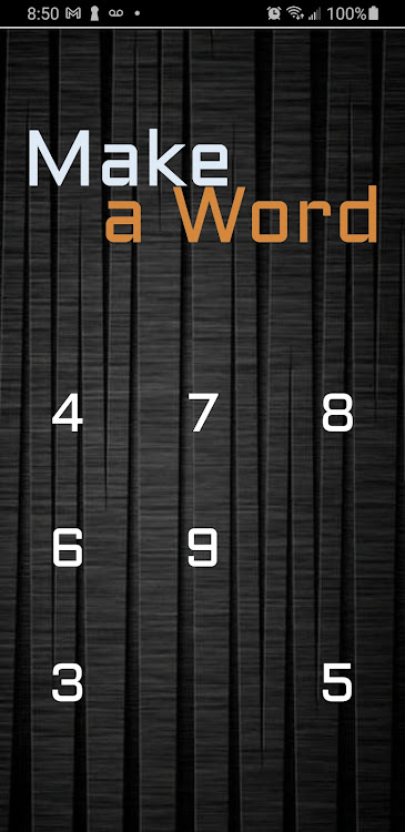 #1. Make a Word (Android) By: JChip Games