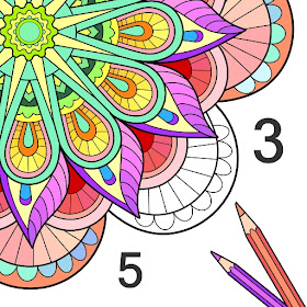 Mandala Color by Number Book