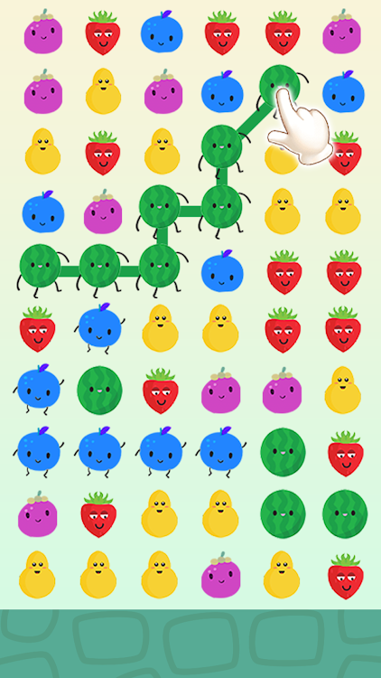 #1. Melon Fruit Merge Line Puzzle (Android) By: Hub Apps & Games Studio